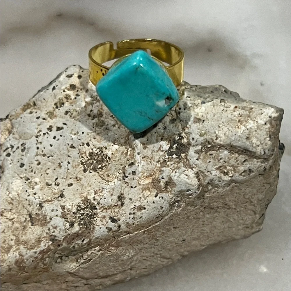 Handmade elegant turquoise